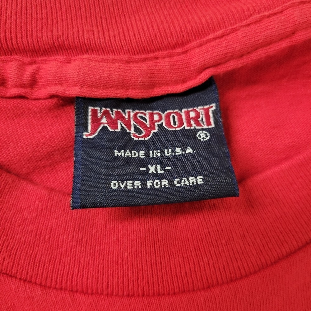 Vintage Texas Tech Red Raiders NCAA JanSport Tee – Made in USA – Big Logo XL - Picture 2 of 6
